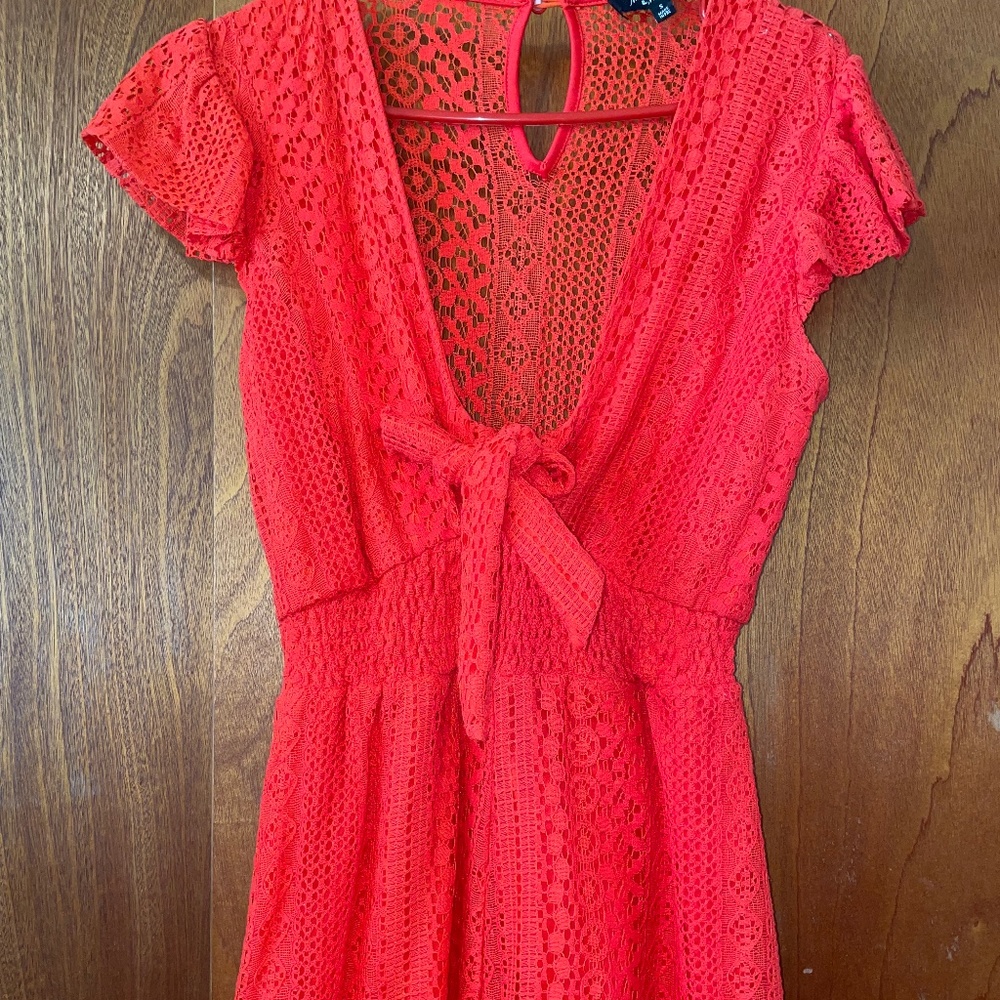 Romper red